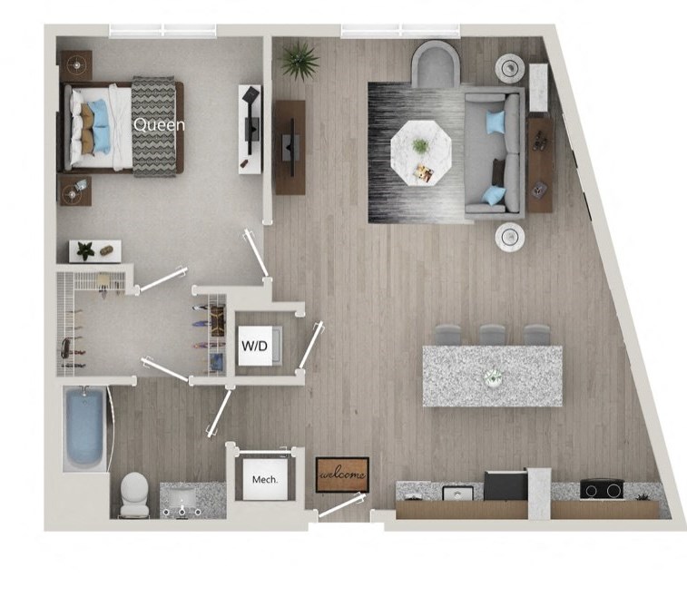 1 Bedroom 1 Bath